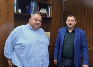 Συνάντηση Θ.Βασιλόπουλου με Διευθύνοντα Σύμβουλο Οργανισμού Κεντρικών Αγορών και Αλιείας