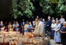 H εορτή του Οσίου Παϊσίου με υπαίθρια Αγρυπνία και πρωινή Θεία Λειτουργία στον Ι.Ν. Αγίου Δημητρίου Αγρινίου