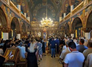 Η εορτή της Παναγίας Βλαχέρνας στο Αιτωλικό
