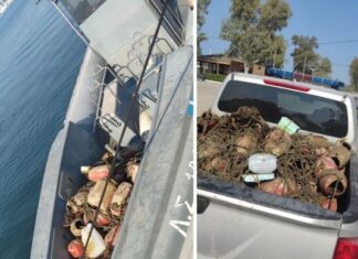 Παράνομα αλιευτικά εργαλεία εντόπισαν οι λιμενικοί σε Κρυονέρι και Σταμνά