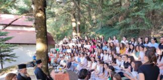 Επίσκεψη Δαμασκηνού στις κατασκηνώσεις της Χριστιανικής Ενώσεως Αγρινίου