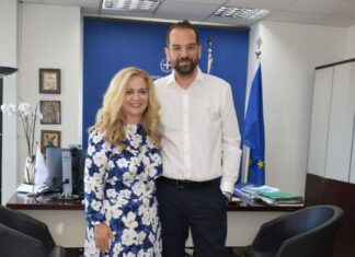 «Γαλάζια» στροφή για την Αγγελική Ρούση Ντζιμάνη με Φαρμάκη