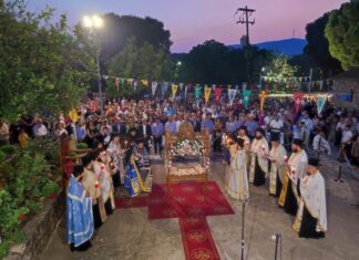 Η Απόδοση της Εορτής της Κοιμήσεως της Θεοτόκου στη Μητρόπολη Αιτωλίας και Ακαρνανίας