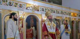 Ο Μητροπολίτης Αιτωλίας και Ακαρνανίας Δαμασκηνός στο Μύτικα