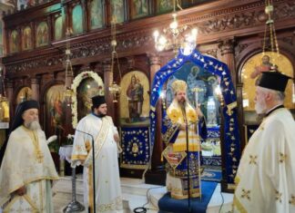 Η εορτή της Κοιμήσεως της Θεοτόκου στη Μητρόπολη Αιτωλίας και Ακαρνανίας