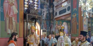 Ο Μητροπολίτης Αιτωλίας και Ακαρνανίας Δαμασκηνός στη Στάνο Αμφιλοχίας