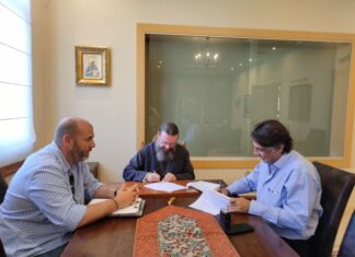 Υπογράφτηκε η σύμβαση για την αποκατάσταση του Μητροπολιτικού Ιερού Ναού Αγίου Σπυρίδωνος Μεσολογγίου