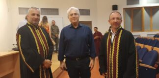 Ο Δημήτρης Τραπεζιώτης στην ορκωμοσία των φοιτητών στα Πανεπιστημιακά Τμήματα του Αγρινίου