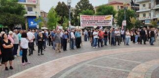 Απεργιακή συγκέντρωση ενάντια στο εργασιακό νομοσχέδιο στο Αγρίνιο