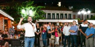 Ο Νεκτάριος Φαρμάκης σε Νεοχώρι, Θέρμο και Καινούργιο