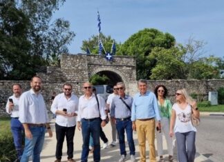 Περιοδεία Φαρμάκη στο Μεσολόγγι