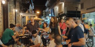 Εξόρμηση της Λαϊκής Συσπείρωσης στο κέντρο του Μεσολογγίου