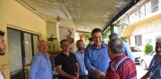 Περιοδεία Παπαναστασίου σε χωριά της Μακρυνείας