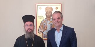 Το Μητροπολίτη Αιτωλίας και Ακαρνανίας συνάντησε ο Κώστας Πιστιόλας