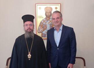 Το Μητροπολίτη Αιτωλίας και Ακαρνανίας συνάντησε ο Κώστας Πιστιόλας