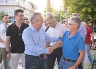 Θερμή υποδοχή για τον Κώστα Πιστιόλα στον Άγιο Κωνσταντίνο