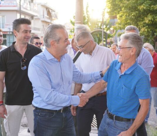 Θερμή υποδοχή για τον Κώστα Πιστιόλα στον Άγιο Κωνσταντίνο