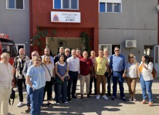 Σε Πυροσβεστική και Γηροκομείο Αγρινίου ο Κώστας Πιστιόλας