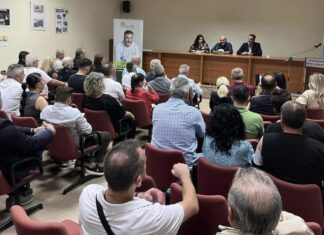 Ομιλία Σκιαδαρέση στο Μεσολόγγι :«Εχθρική η απερχόμενη Περιφερειακή Αρχή απέναντι στην Αιτωλοακαρνανία»