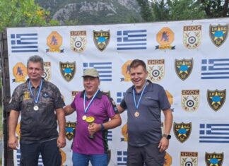 Διάκριση για αθλητή του Σκοπευτικού Ομίλου Αγρινίου