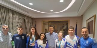 Συνεχάρη τους αθλητές του ΑΣ Θησέα Αιτωλοακαρνανίας για τα μετάλλια ο Δήμαρχος Αγρινίου