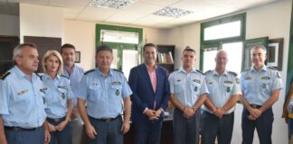 Επίσκεψη Παπαναστασίου σε Αστυνομία και Πυροσβεστική