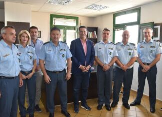 Επίσκεψη Παπαναστασίου σε Αστυνομία και Πυροσβεστική