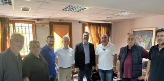 Επίσκεψη του Σπύρου Σκιαδαρέση στη Ναύπακτο