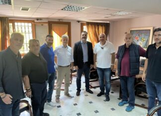 Επίσκεψη του Σπύρου Σκιαδαρέση στη Ναύπακτο