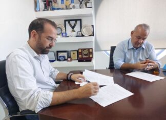 Υπογράφτηκε η σύμβαση για τη βελτίωση του δρόμου Τριανταφυλλέϊκα – Διποταμιά