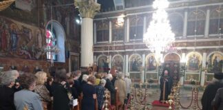 Το εσπερινό κήρυγμα του Μητροπολίτη Δαμασκηνού στο Μεσολόγγι