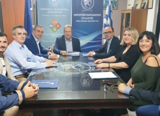 Με τον πρόεδρο της ΕΣΕΕ συναντήθηκε ο Εμπορικός Σύλλογος Μεσολογγίου