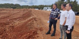 Επίσκεψη Δημητρογιάννη στα έργα βελτίωσης του ΧΥΤΑ Παλαίρου