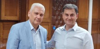Συνάντηση Φωκίωνα Ζαΐμη με τον υφυπουργό Οικονομικών Χάρη Θεοχάρη