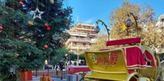 Η άμαξα των Χριστουγέννων για καλό σκοπό