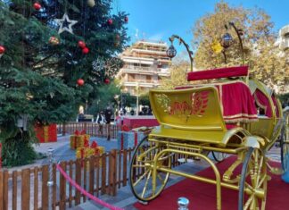 Η άμαξα των Χριστουγέννων για καλό σκοπό