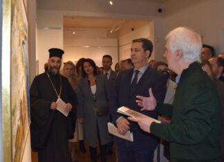 Δημοτική Πινακοθήκη Αγρινίου: Εγκαινιάστηκε η έκθεση «Ο Τόπος του Φωτός» με έργα της Βουλής