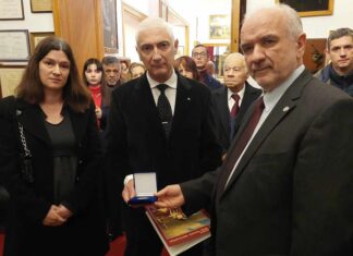 Μεσολόγγι: Σε κλίμα συγκίνησης τιμήθηκε ο αείμνηστος Κωνσταντίνος Παπαδόπουλος