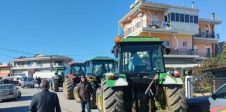 Συλλαλητήριο αγροτών αύριο στο Μεσολόγγι