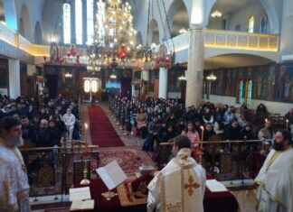 Υποδειγματική Θεία Λειτουργία για τους μαθητές του 4ου Λυκείου Αγρινίου
