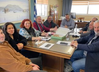 Συνάντηση Διαμαντόπουλου με το Σωματείο Εργαζομένων του Δήμου Μεσολογγίου