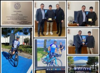 Ο Δήμος Ξηρομέρου τίμησε τον αθλητή Κωνσταντίνο Φραίμη