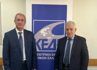 Συνάντηση Κωνσταντάρα με τον πρόεδρο της ΚΕΔΕ και εκ νέου υποψήφιο Λ. Κυρίζογλου