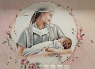 Τοιχογραφίες του ζωγράφου Γεώργιου Ξευγένη στη μαιευτική κλινική του Νοσοκομείου Αγρινίου