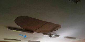 Βρέχει… σοβάδες στο Γυμνάσιο Αιτωλικού