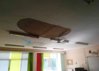 Βρέχει… σοβάδες στο Γυμνάσιο Αιτωλικού
