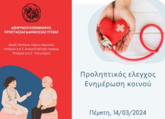 Δράση για τη σημασία της πρόληψης σε Νέα Αβόρανη και Παραβόλα από τις Δομές Αστέγων