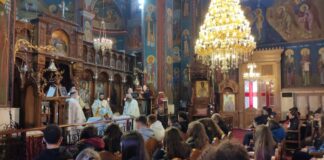 Ζέστανε τις καρδιές των μαθητών του 1ου ΓΕΛ Μεσολογγίου ο Μητροπολίτης Δαμασκηνός