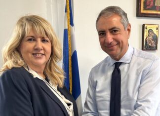 Θεσμική συνάντηση της Αντιπεριφερειάρχη Δημόσιας Υγείας με το Διοικητή της 6ης ΥΠΕ