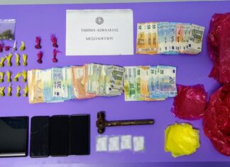 Συνελήφθησαν δυο άτομα στο Μεσολόγγι για διακίνηση και κατοχή ναρκωτικών